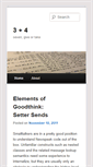 Mobile Screenshot of blog.3plus4.org